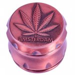 THE AMSTERDAM FOUR PART MINI GRINDER 30MM ROSE New