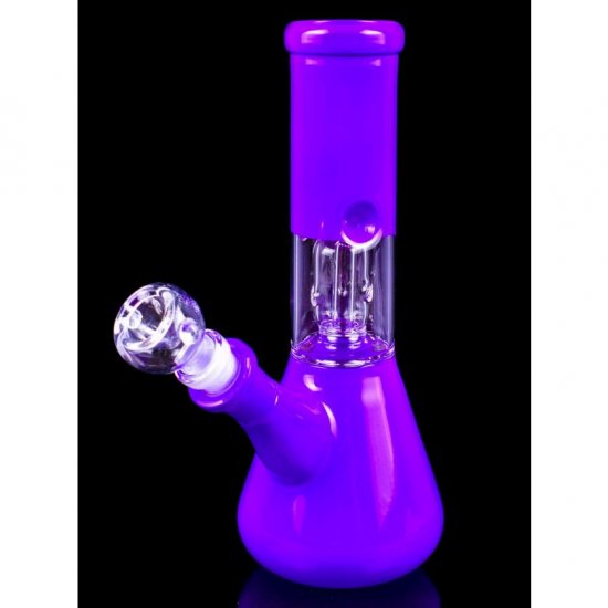 8\" Percolator With Down Stem Diffuser And Bowl- Hot Purple New