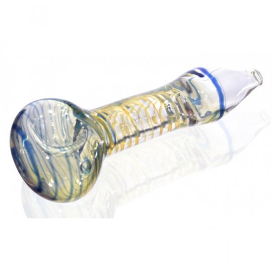 3\" Fumed Cork Screw Glass Spoon Pipe Buy One Get One Free!! New