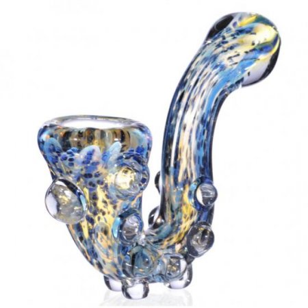 The Bearded Dragon - 5 Aqua Blue Sherlock Pipe New