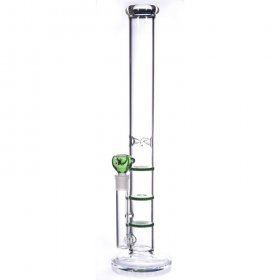 20" Triple Honeycomb Water Pipe Green New