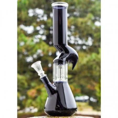 Smoke Rhinoceros 12" Inline Dome Perc Zong Bong New