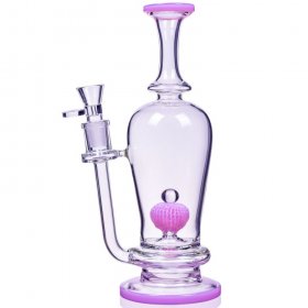 The Royal Vase 11" Specialty Percolator Cylinder Base Bong Pink New
