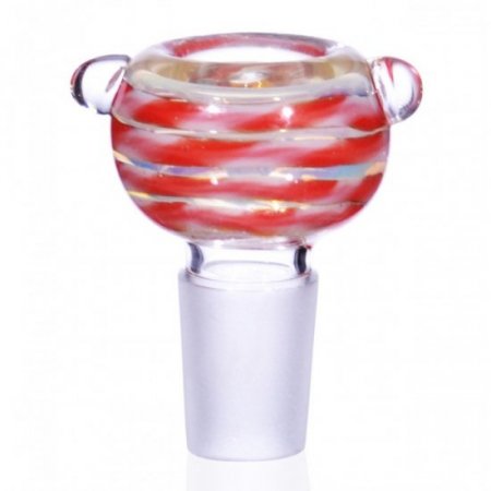The Chesire Cat Swirl 19mm Male Bowl Red New