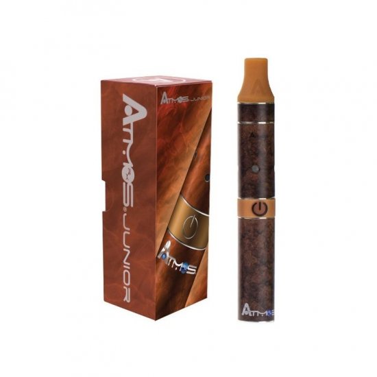 Atmos Junior Wax Vaporizer Kit Burl Wood New