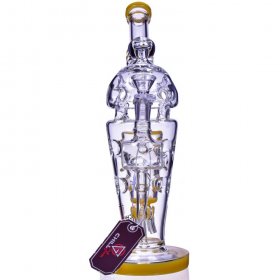 SmokeCup Trophy ChillGlass 13" Royalty Cone Sprinkler Perc Bong New