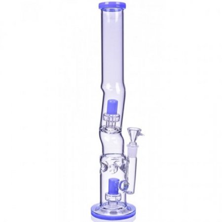 The Splasher 18" Double Matrix Perc Zong Bong Sky Blue New