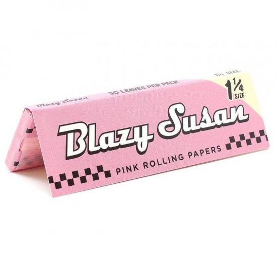 Blazy Susan Pink Rolling Papers 1 1/4 Size New