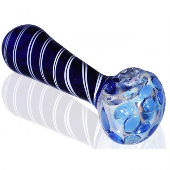 5\" Pock a Dot Pipe - Blue New