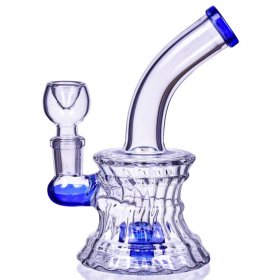 The King Of Concave Titled Neck Matrix Perc Concave Bong New