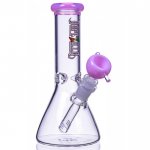 Lil Zilla 7" Thick Beaker Base Bong Milky Pink New