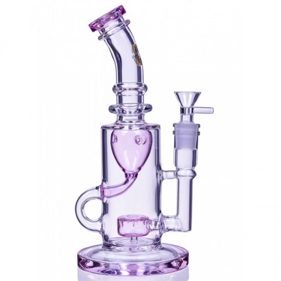 10\" FAB EGG RECYCLER BONG WATER PIPE PINK New