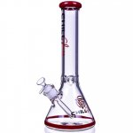 The Empire Chill Glass 14" Beaker Base Bong Red New