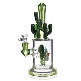 The Scorpion Cactus 10" Showerhead Bong by Tattoo Glass New