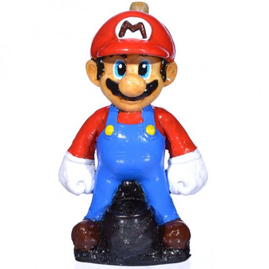 6\" Character wooden pipes Mario New