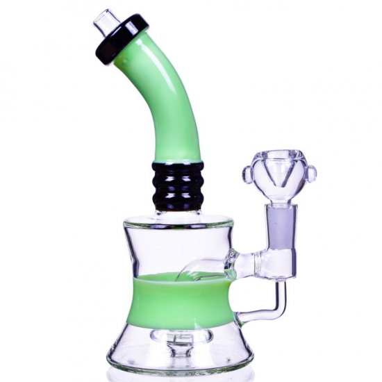 Sour n Sweet Smoke 8\" Tilted Neck Showerhead Perc Bong New