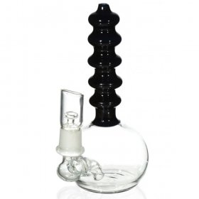 The Portable Lava Tube Mini Oil Dab Rig with Oil Dome and Nail Black New