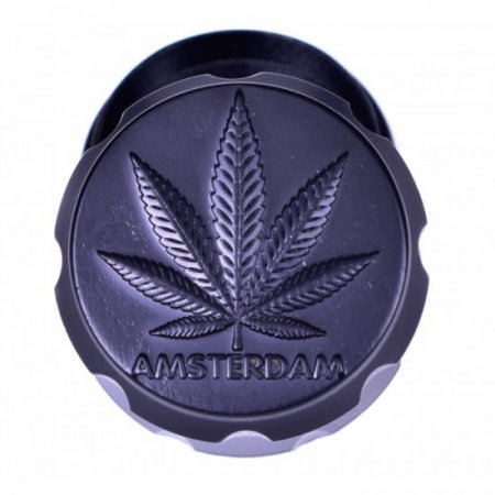 The Amsterdam 4-Part Mini Grinder 30mm Black New