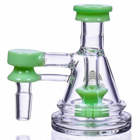 Ash Catcher Mini Bubbler Showerhead Ash Catcher 14M/14F Green Slyme New