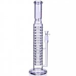 The Invasion Chill Glass 19" Straight Infinite Disc Bong New