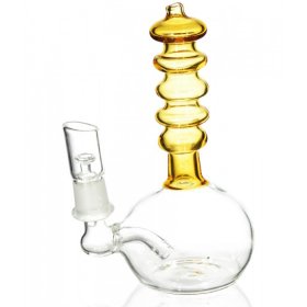 The Portable Lava Tube Mini Oil Dab Rig with Oil Dome and Nail and Dry Herb Bowl Butter New