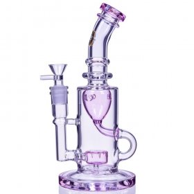 10" FAB EGG RECYCLER BONG WATER PIPE PINK New