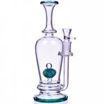 The Royal Vase 11" Specialty Percolator Cylinder Base Bong Winter Green New