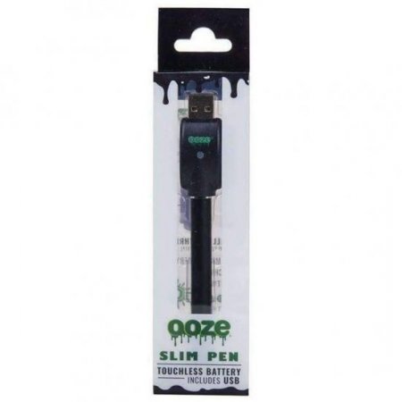 OOZE SLIM TOUCHLESS 280mAh BATTERY WITH USB CHARGER Black New