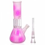 8" Sun Splash Percolator Bong Pink New