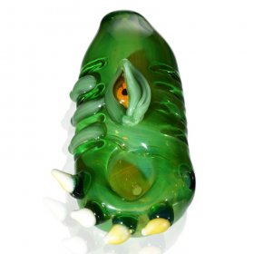 Sewer Fish - 4 One Eyed Green Steamroller/Hand Pipe New