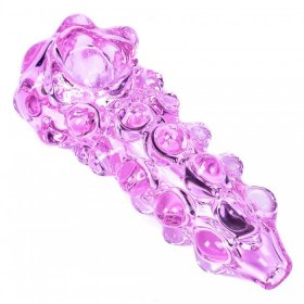 The Interdimensional Being - 5 Translucent Girly Hand Pipe - Pink New
