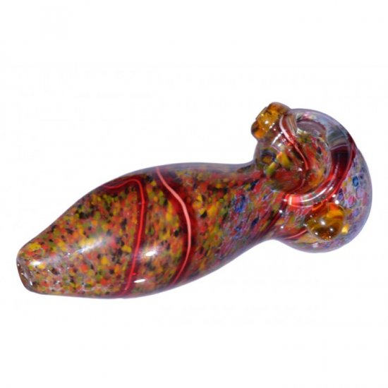 Chunky Fritter - 3\" Thick and Chunky Glass Hand Pipe New