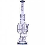 Strange Smoke Lookah 20" Sprinkler Perc And Quad Honeycomb Bong BLUE COLOR!!! New