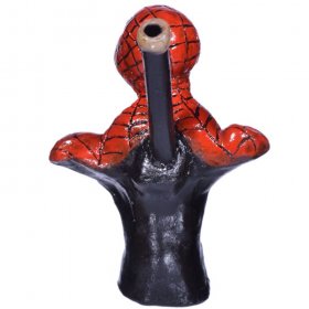 6" Character wooden pipes Spiderman New