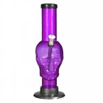 9" Skull Acrylic Water Pipe Large Assorted colors New