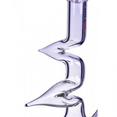 Chill Glass 17" Double Monster Zong Bong Water Pipe White New