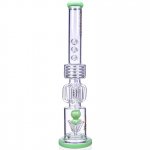 Smoke Realm Lookah 21" Double Chamber Honeycomb Perc Bong Assorted Color New