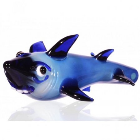 Sharky Jackson - 5.5 Blue Shark Hand Pipe New