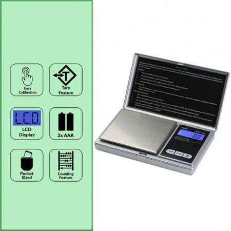 AWS 1KG Series Digital Pocket Weight Scale 1kg x 0.1g New