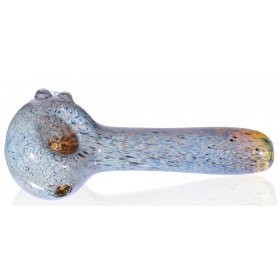 The Wolf Spider - 3 Blue Fumed Glass Spoon Hand Pipe Glass Bowl New