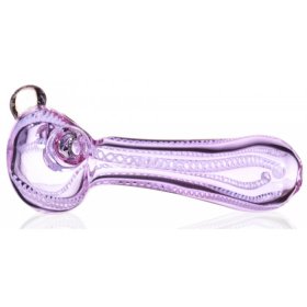 The Neon Lady - 4.25 Translucent Hand Pipe - Purple New