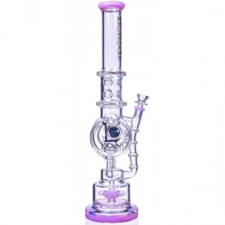 Smoke Reviver Lookah 18" Coil Perc To Sprinkler Perc Bong Pink New