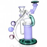 The Wizard s Flute 6 Purple Recycler Bong New