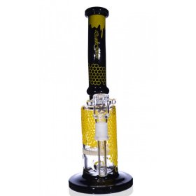The Killer Comb 10 " Honeycomb Dab Rig with Percolator And 14mm Matching Bowl New