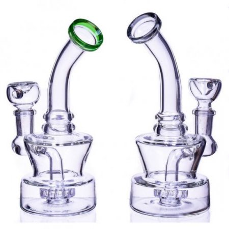 Osaka Smoker - Tilted Neck Showerhead Perc Bong New