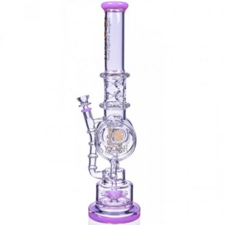 Smoke Reviver Lookah 18" Coil Perc To Sprinkler Perc Bong Pink New