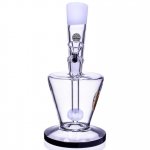 The Raptor Bougie Glass 10" Conical Design Bong New