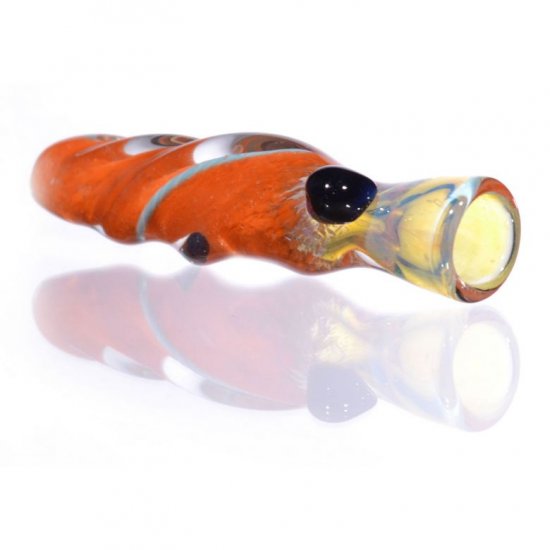 3\" Twisted Body Chillum - Sun Burst New