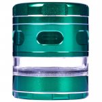 The Avatar Chromium Crusher Precision Four-Part Glass Hybrid Grinder 63MM Green New