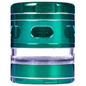 The Avatar Chromium Crusher Precision Four-Part Glass Hybrid Grinder 63MM Green New